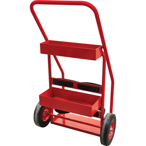 Chariot de prevention d'incendie pour travaux &agrave; chaud, Roues Semi-pneumatique, Base de 17,75" la x 8,9" lo, 100 lb Trail Hammer and Bolt