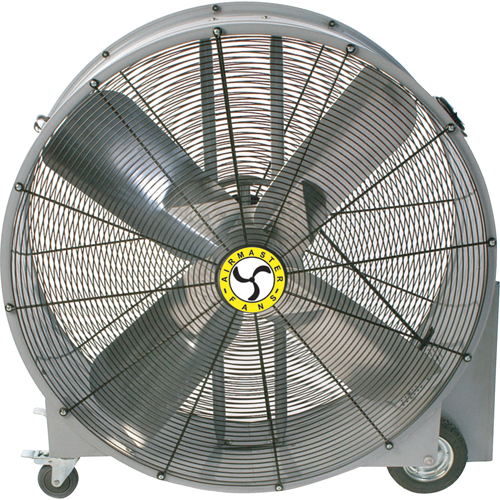 Belt Drive Drum Fans, Industrial, 2 Speed, 42" Diameter Trail Hammer and Bolt