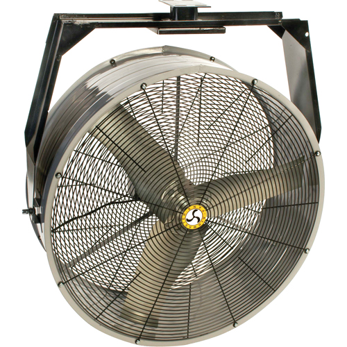 Direct Drive 4-in-1&reg; Drum Fan, Industrial, 3 Speed, 30" Diameter Trail Hammer and Bolt
