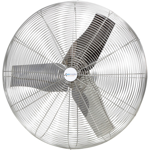 Stainless Steel Food Service Washdown Air Circulating Fans, Industrial, 1 Speed, 20" Diameter Trail Hammer and Bolt