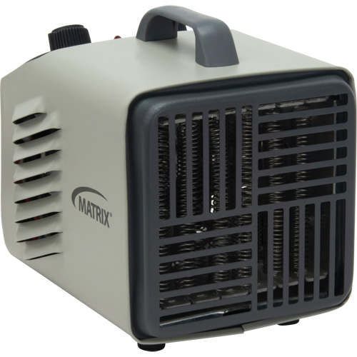 Personal Metal Shop Heater with Thermostat, Fan, Electric Trail Hammer and Bolt