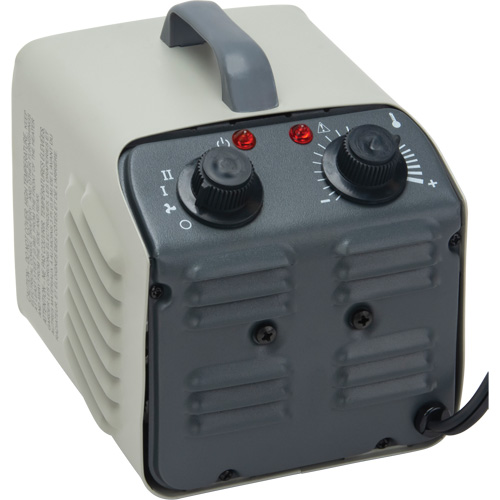 Personal Metal Shop Heater with Thermostat, Fan, Electric Trail Hammer and Bolt