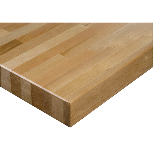 Dessus d'&eacute;tabli en bois dur stratifi&eacute;, 84" la x 24" p, Bordure Carr&eacute;e, &eacute;paisseur 1-3/4" Trail Hammer and Bolt