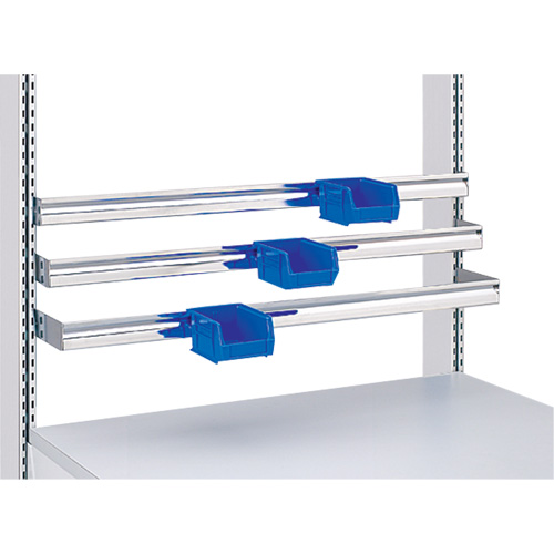 Postes de travail modulaires ergonomiques - Rails pour bacs &agrave; pi&egrave;ces de service l&eacute;ger Trail Hammer and Bolt