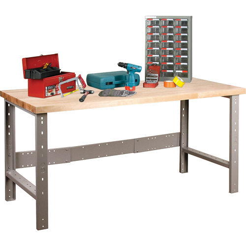 &eacute;tabli pr&eacute;conçu, Dessus & montants seulement, Cap 2500 lb, 72" la x 30" p, 34" h Trail Hammer and Bolt