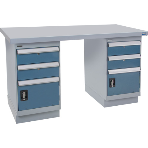 Pre-Designed Workbench, 72" W x 36" D x 34" H, 2500 lbs. Capacity Trail Hammer and Bolt