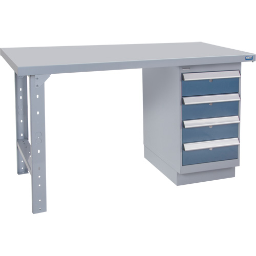 Workbench, 72" W x 36" D x 34" H, 2500 lbs. Capacity Trail Hammer and Bolt