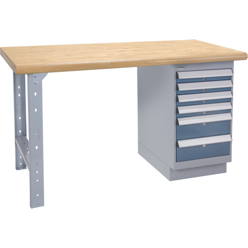 Pre-Designed Workbench, 2500 lbs. Cap., 60" W x 36" D, 34" H Trail Hammer and Bolt