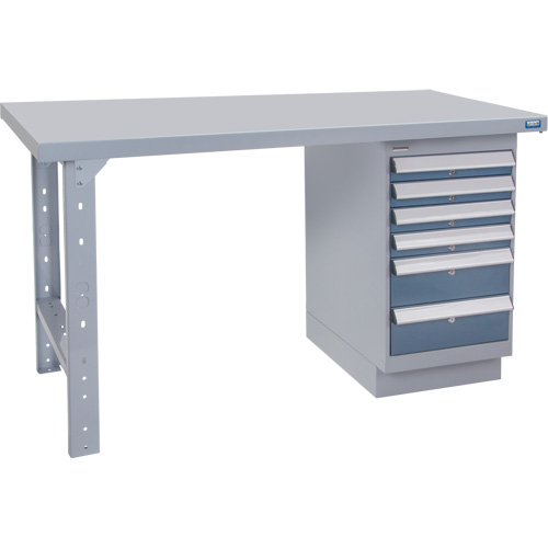 Pre-Designed Workbench, 60" W x 36" D x 34" H, 2500 lbs. Capacity Trail Hammer and Bolt