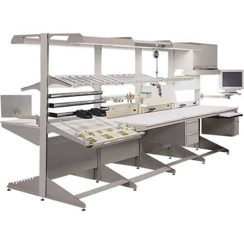 Arlink Workstation - Pegboard Panels Trail Hammer and Bolt