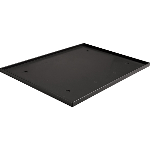 Fond de casier, Convient aux casiers 12" x 18", Noir, Plastique Trail Hammer and Bolt