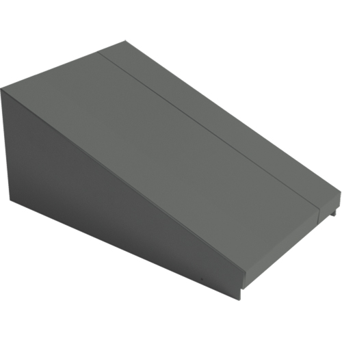 All-Welded Concorde - Heavy-Duty Lockers Sloping Top, 1 Bank, 18" D x 12" W x 6" H, Steel Trail Hammer and Bolt