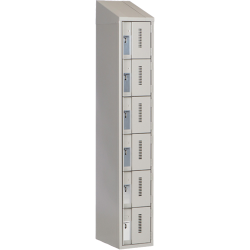 Casiers robustes Concorde, 6 niveaux, 12" x 18" x 78", Acier, Gris, Soud&eacute; (assembl&eacute;) Trail Hammer and Bolt