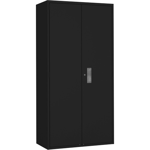 Armoire de rangement Hi-Boy, Acier, 4 Tablettes, 72" h x 36" la x 18" P, Noir Trail Hammer and Bolt