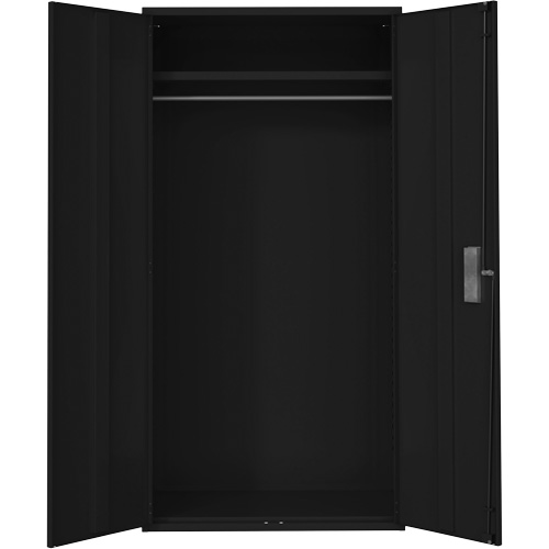 Armoire garde-robe, Acier, 36" la x 18" p x 72" h, Noir Trail Hammer and Bolt
