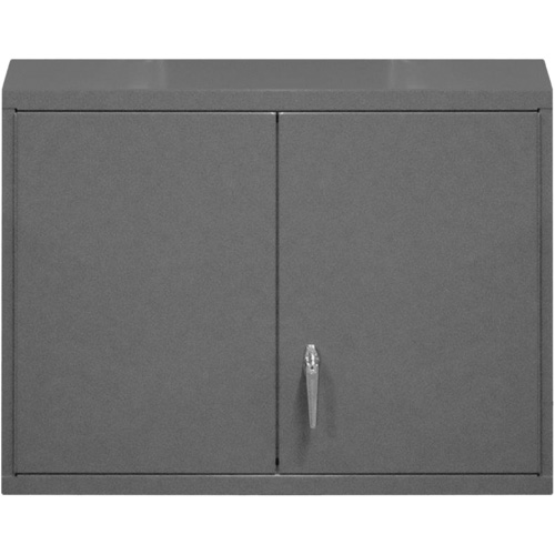 Armoire murale, 27" h x 29-7/8" la x 13-11/16" p, 2 tablettes, Acier, Gris Trail Hammer and Bolt