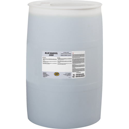 Produit nettoyant pour camions et remorques Blue Marvel 2000, 210 L, Baril Trail Hammer and Bolt