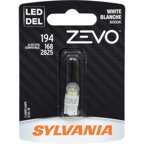 195 Zevo&reg; Mini Automotive Bulb, LED, 0.7 W, White Trail Hammer and Bolt