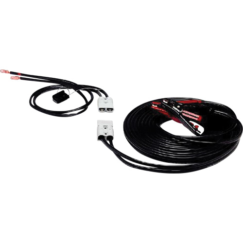 Pinces robustes enti&egrave;rement isol&eacute;es avec adaptateurs de borne lat&eacute;rale, 4 AWG, 500 A, C&acirc;ble 25' Trail Hammer and Bolt