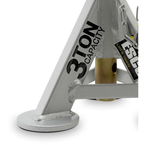 Performance Shorty Low Profile Jack Stands, 3 tons Capacity, 11" - 17" H Trail Hammer and Bolt