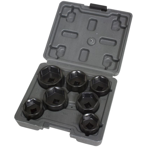 7-Piece Low Profile Filter Socket Set Trail Hammer and Bolt