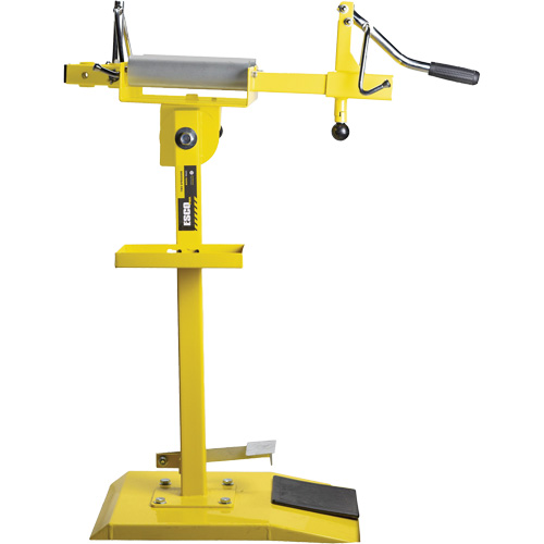 Manual Tire Spreader with Tilting Pedal Trail Hammer and Bolt