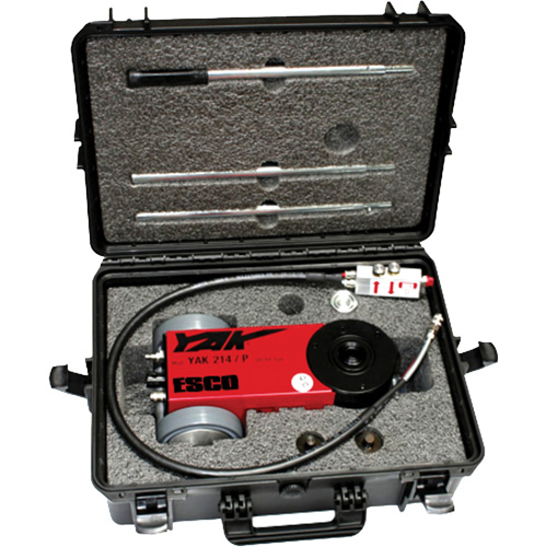 Portable 2-Stage Jack, 11 Ton(s)/22 Ton(s), Air Hydraulic Trail Hammer and Bolt