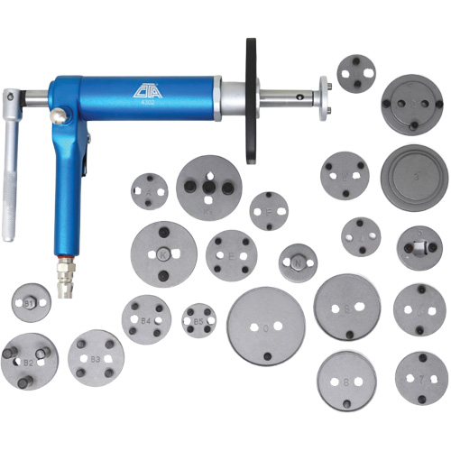 Air-Powered Brake Caliper Wind Back Tool Kit Trail Hammer and Bolt