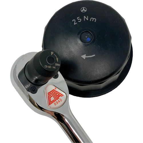 Torque Limiting Ratchet Wrench, 3/8" Drive, Cushion Grip Handle Trail Hammer and Bolt
