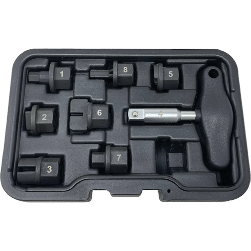 Trousse d'outils pour bouchons de vidange dhuile 8 morceaux Trail Hammer and Bolt