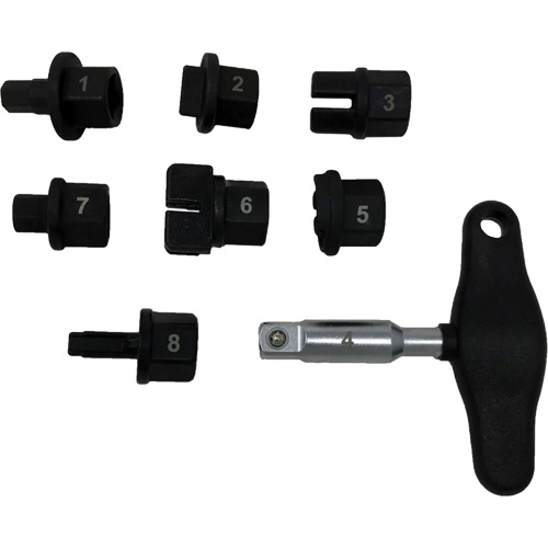 Trousse d'outils pour bouchons de vidange dhuile 8 morceaux Trail Hammer and Bolt