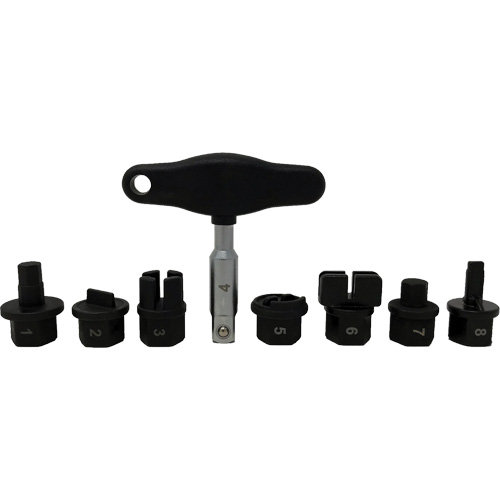 Trousse d'outils pour bouchons de vidange dhuile 8 morceaux Trail Hammer and Bolt