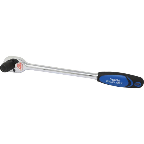 Torque Limiting Ratchet Wrench, 3/8" Drive, Cushion Grip Handle Trail Hammer and Bolt