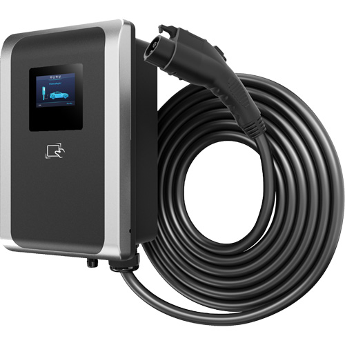 Chargeur pour VE commercial PulseQ AC Max, 80 A, Niveau 2 CA, Connecteur Type 1 (SAE J1772) Trail Hammer and Bolt
