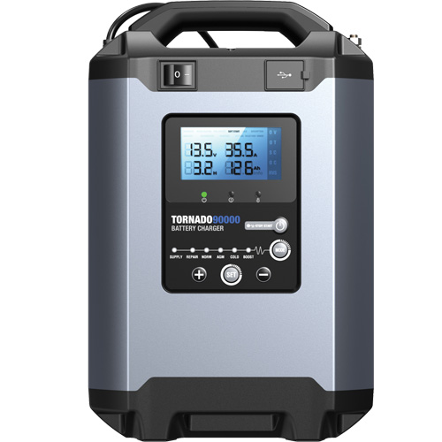 Alimentation stable 90 A et chargeur intelligent 12 V/24 V Tornado90000 Trail Hammer and Bolt