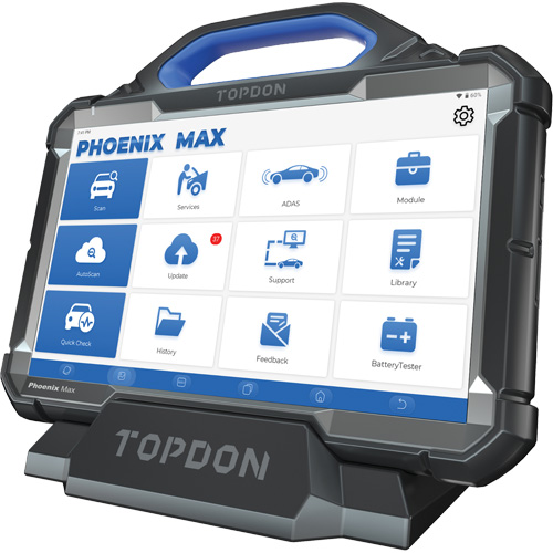 Outil de diagnostic de niveau OE Phoenix Max Basic de 13,3", station daccueil et programmation infonuagique Trail Hammer and Bolt