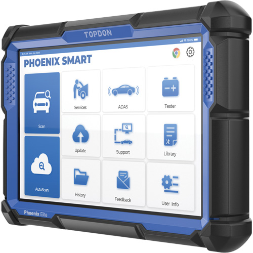 Phoenix Smart – Outil de diagnostic de niveau constructeur avec &eacute;cran 10,1", programmation bas&eacute;e sur l'infonuage et protocoles avanc&eacute;s Trail Hammer and Bolt