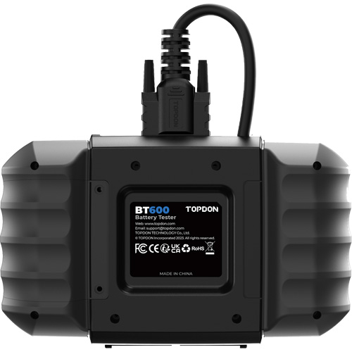 Testeur de batterie 12?V et de syst&egrave;mes 12?V/24?V BT600 avec imprimante int&eacute;gr&eacute;e Trail Hammer and Bolt
