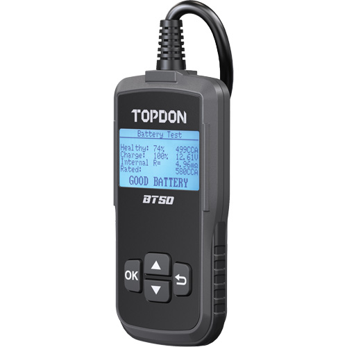 Testeur de batterie, de charge et de d&eacute;marrage BT50 avec imprimante Trail Hammer and Bolt