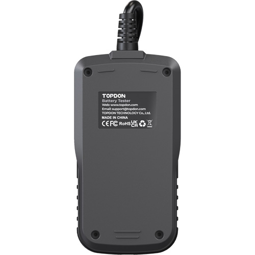 Testeur de batterie, de charge et de d&eacute;marrage BT50 avec imprimante Trail Hammer and Bolt