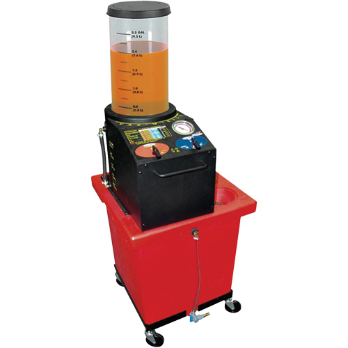 Vacufill Coolant Exchanger with Waste Drain Pump Trail Hammer and Bolt