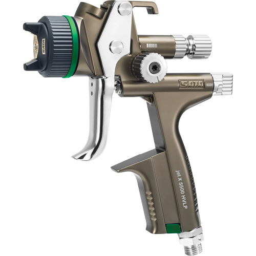 Pistolet de peinture de premi&egrave;re qualit&eacute; pour la peinture automobile X 5500 HVLP 1,3 I RPS D, Entr&eacute;e d'air 1/4" NPT, 15,19 pi³/min, Capacit&eacute; 0,6 L/0,9 L, 0,17 psi Trail Hammer and Bolt