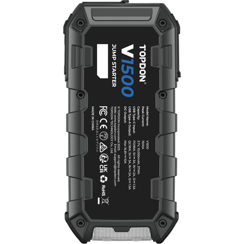 D&eacute;marreur d'appoint, survolteur, banque d'alimentation et lampe de poche V1500 Trail Hammer and Bolt