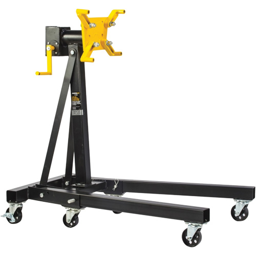Support pour moteur pliant avec t&ecirc;te pivotante avec capacit&eacute; de 1250 lb, 42-3/4" h Trail Hammer and Bolt