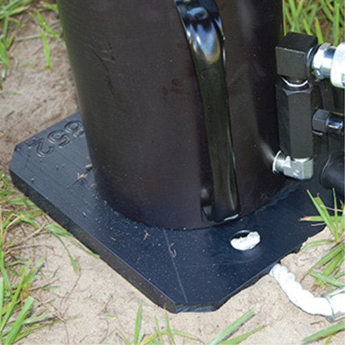100-Ton Capacity Jack Support Plate Trail Hammer and Bolt