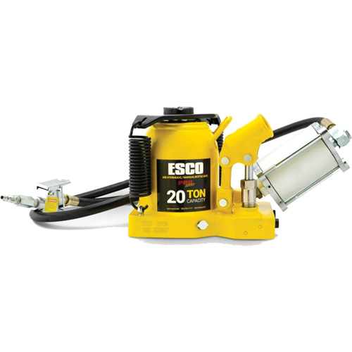 Pro Series “Shorty” Bottle Jack, 20 Ton(s), Air Hydraulic, 12-5/8" Raised Height Trail Hammer and Bolt