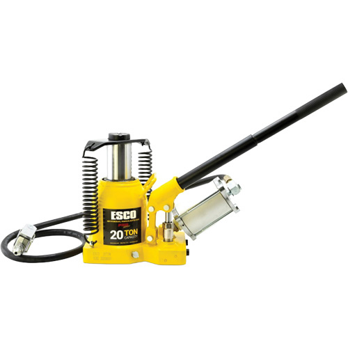 Pro Series “Shorty” Bottle Jack, 20 Ton(s), Air Hydraulic, 12-5/8" Raised Height Trail Hammer and Bolt