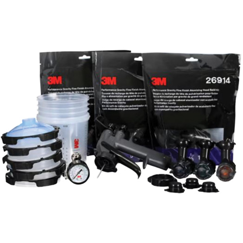 Syst&egrave;me de pistolet pulv&eacute;risateur Performance pour finition fine avec godets PPS, 13 pi³/min, 29 psi Trail Hammer and Bolt