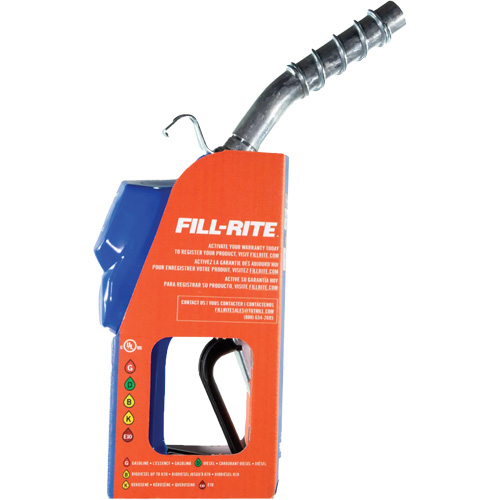Pistolet automatique temps froid bleu pour diesel Trail Hammer and Bolt