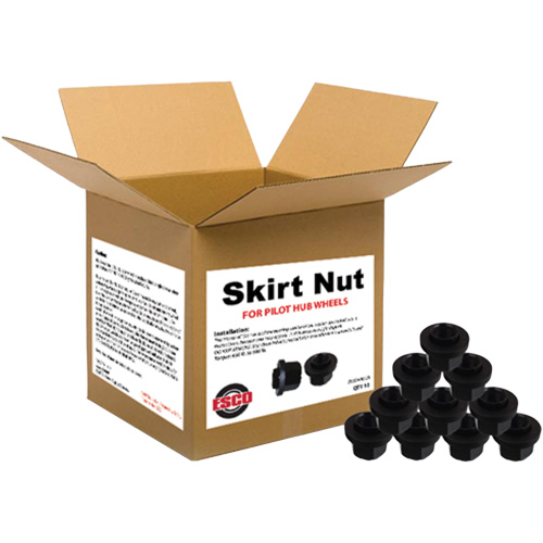 10-Piece Graphite-Coated Skirt Nuts for Pilot Hub Wheels Trail Hammer and Bolt